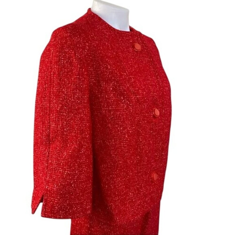 Vintage Handmade Wool 2 Piece Suit Skirt Set Size S/M - Picture 10 of 13
